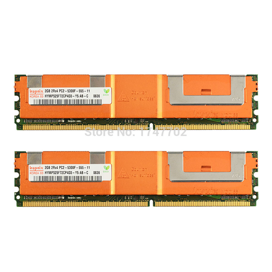 ο 4G 2ⰡƮ * 2 DDR2 667MHz ECC FBD PC2-5300F FB-DIMM  /New 4G 2GB*2 DDR2 667mhz ECC FBD PC2-5300F FB-DIMM Server Ram